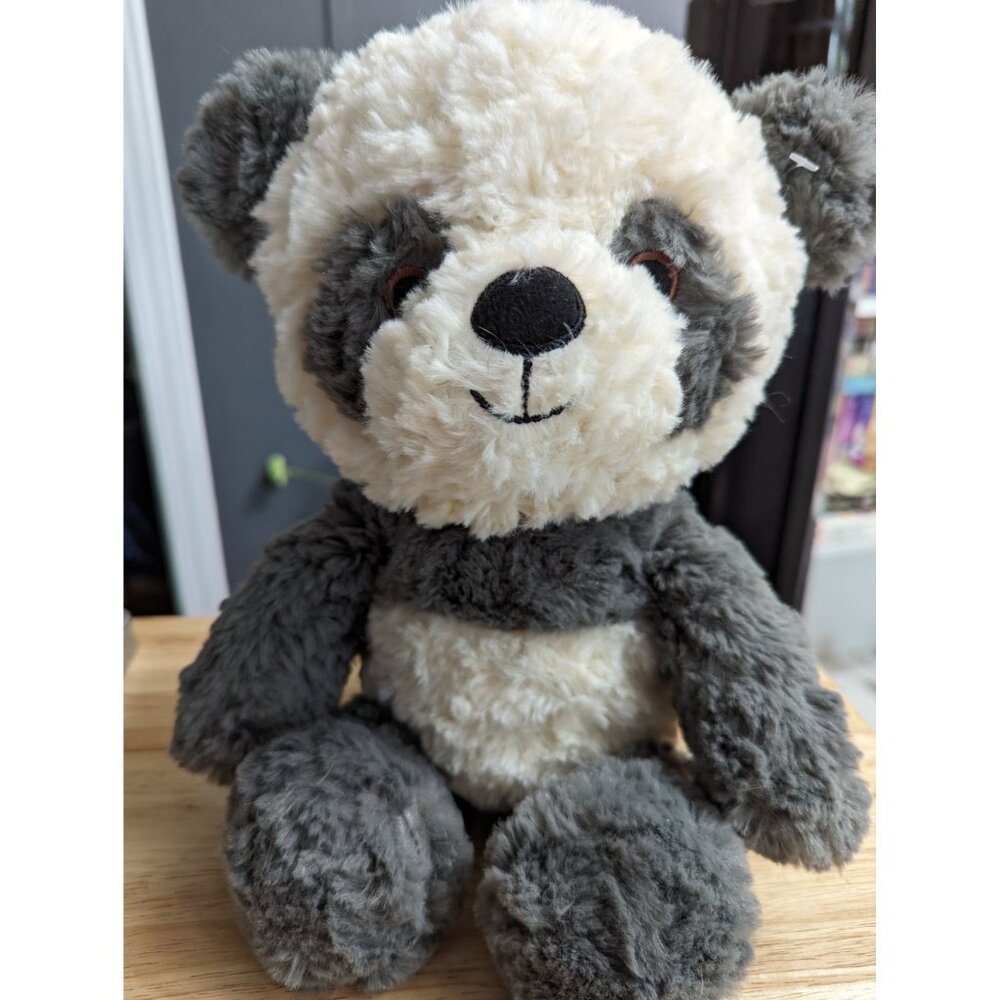Spark Create Imagine Gray & White Panda 14 inch rattle crinkle feet ears stuffed